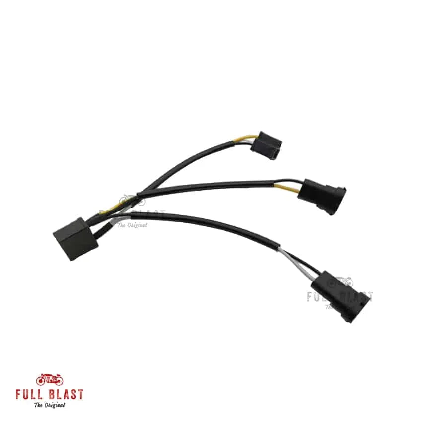 Adapter til nærlys og fjernlys på begge paraboler til LED forlygter på Harley-Davidson Dyna Fat Bob (2008-2016)