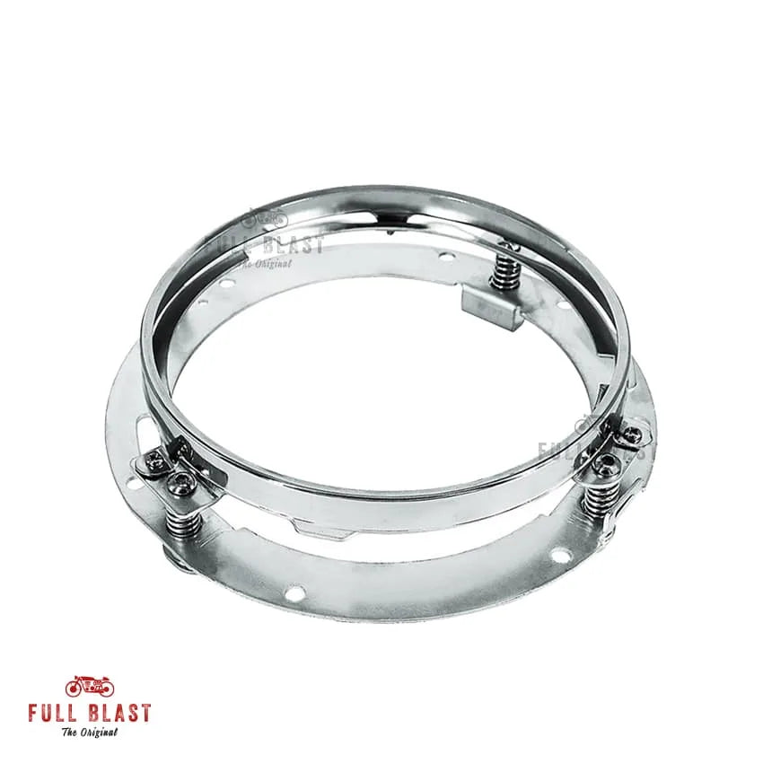 Full Blast Mont. Ramme til 7″ LED Forlygte Harley Davidson – Chrome