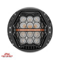Full Blast LED Forlygte til Harley-Davidson Street Glide & Electra Glide (1998-2023) honeycomb – E-Mærket & Godkendt