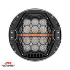 Full Blast LED Forlygte til Harley-Davidson Street Glide & Electra Glide (1998-2023) honeycomb – E-Mærket & Godkendt