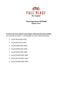 Full Blast Mont. Ramme til 7" til LED Forlygte Suzuki