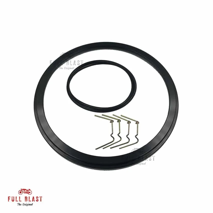 Full Blast Mont. Ramme til 7″ LED Forlygte BMW, Ducati & Kawasaki – Sort