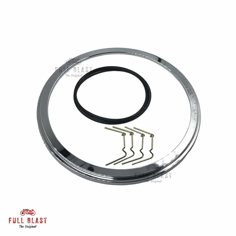 Mont. Ramme til 7″ til LED Forlygte BMW, Ducati & Kawasaki – Chrome