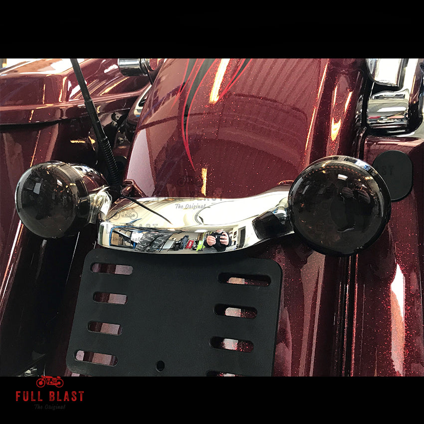 LED Insert with turn signal and position light for Harley-Davidson Original Bullet Cases (2003+)