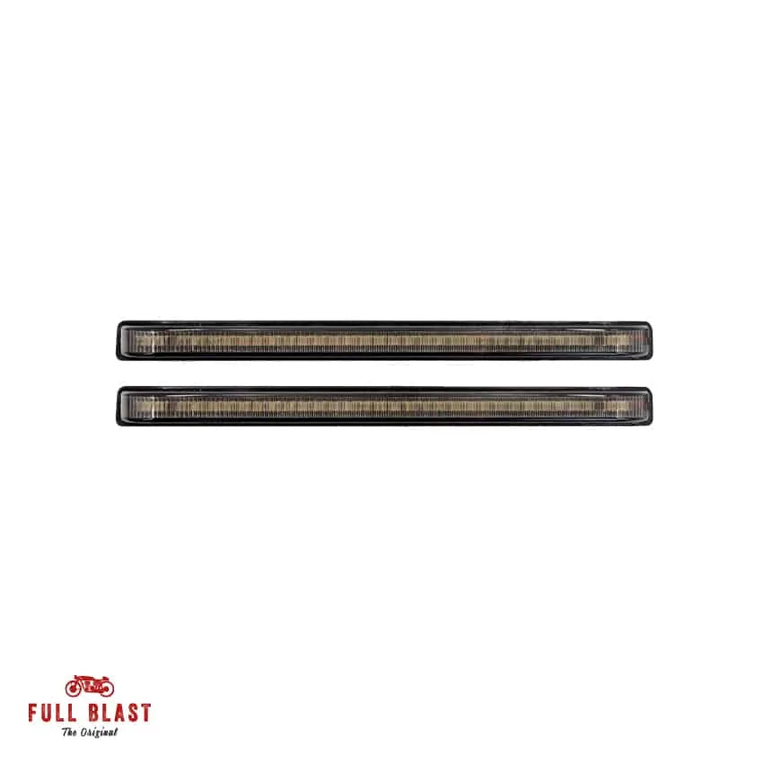 LED Baglygter til sidetasker med rødt positionslys, bremselys og rullende gult blinklys til Touring 2014-2023