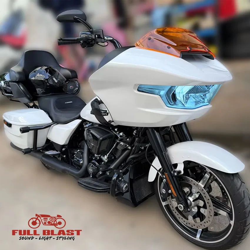 Forlygteglas til Harley-Davidson Road Glide 2024+ i Blå