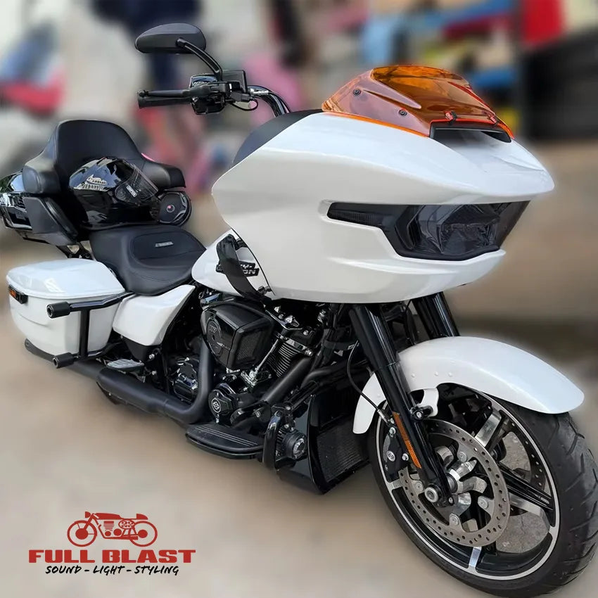 Forlygteglas til Harley-Davidson Road Glide 2024+ i dark smoke