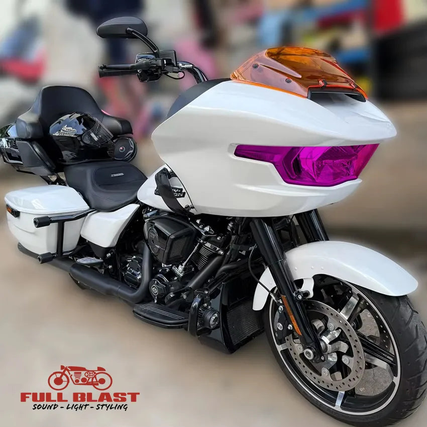 Forlygteglas til Harley-Davidson Road Glide 2024+ i lilla