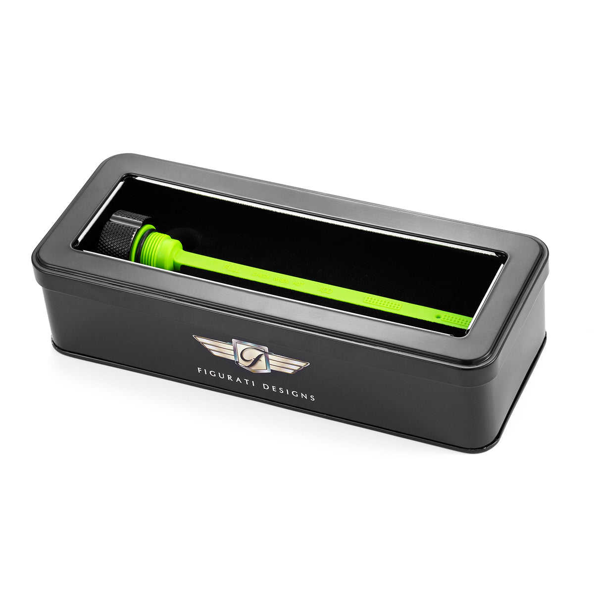 Magnetisk Stål Motor Oliepind til Indian ThunderStroke (2018-2025) - Rillet Sort