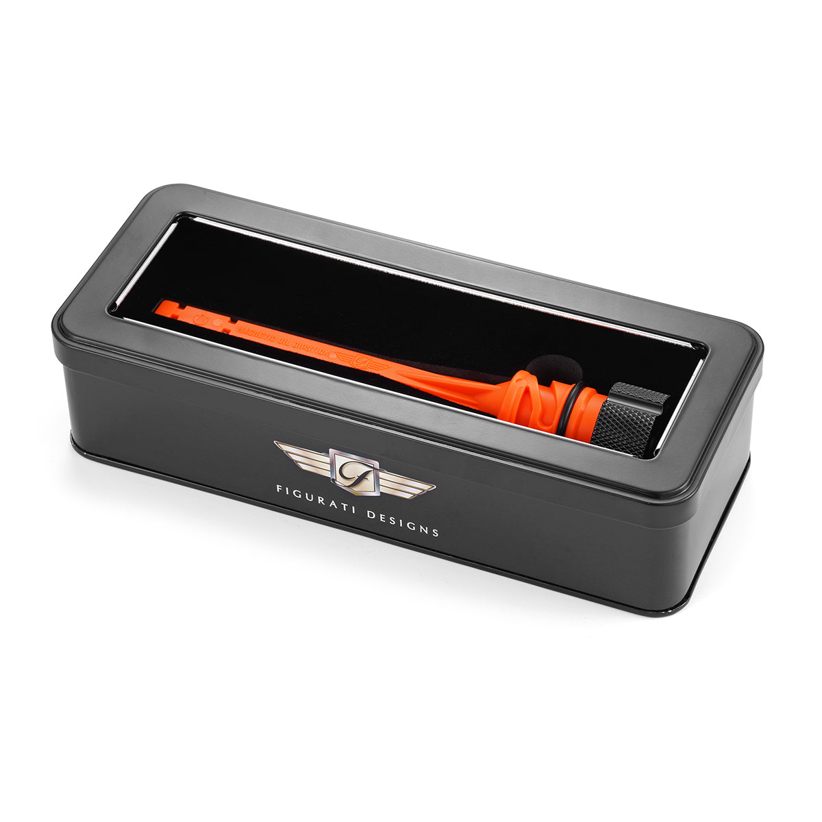 Stål Motor Oliepind til Harley-Davidson M8 Softail (2018-2025) - Rillet Sort