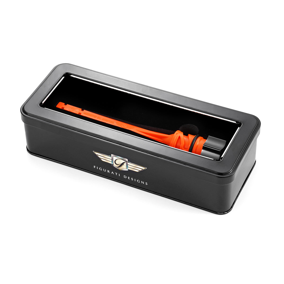 Stål Motor Oliepind til Harley-Davidson M8 Softail (2018-2025) - Buet Sort