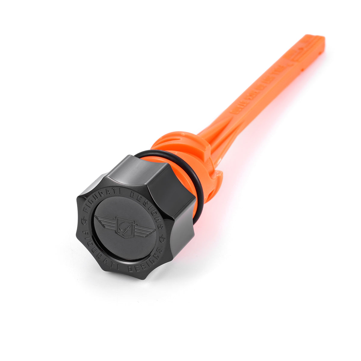 Stål Motor Oliepind til Harley-Davidson M8 Softail (2018-2025) - Buet Sort