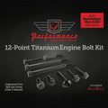 Performance 12 Point Titanium Engine Bolt Kit for Harley-Davidson Revolution Max 1250 - Race Black