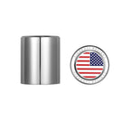 Harley-Davidson Rustfrit Stål Rød Hvid & Blå Amerikansk Flag Docking Covers