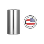 Harley-Davidson Rustfri Stål Rød Hvid & Blå Amerikansk Flag Docking Covers