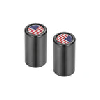 Harley-Davidson Rustfrit Stål Sort Rød Hvid & Blå Amerikansk Flag Docking Covers