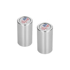 Harley-Davidson Rustfrit Stål Rød Hvid og Blå Amerikansk Flag Kraniet Docking Hardware