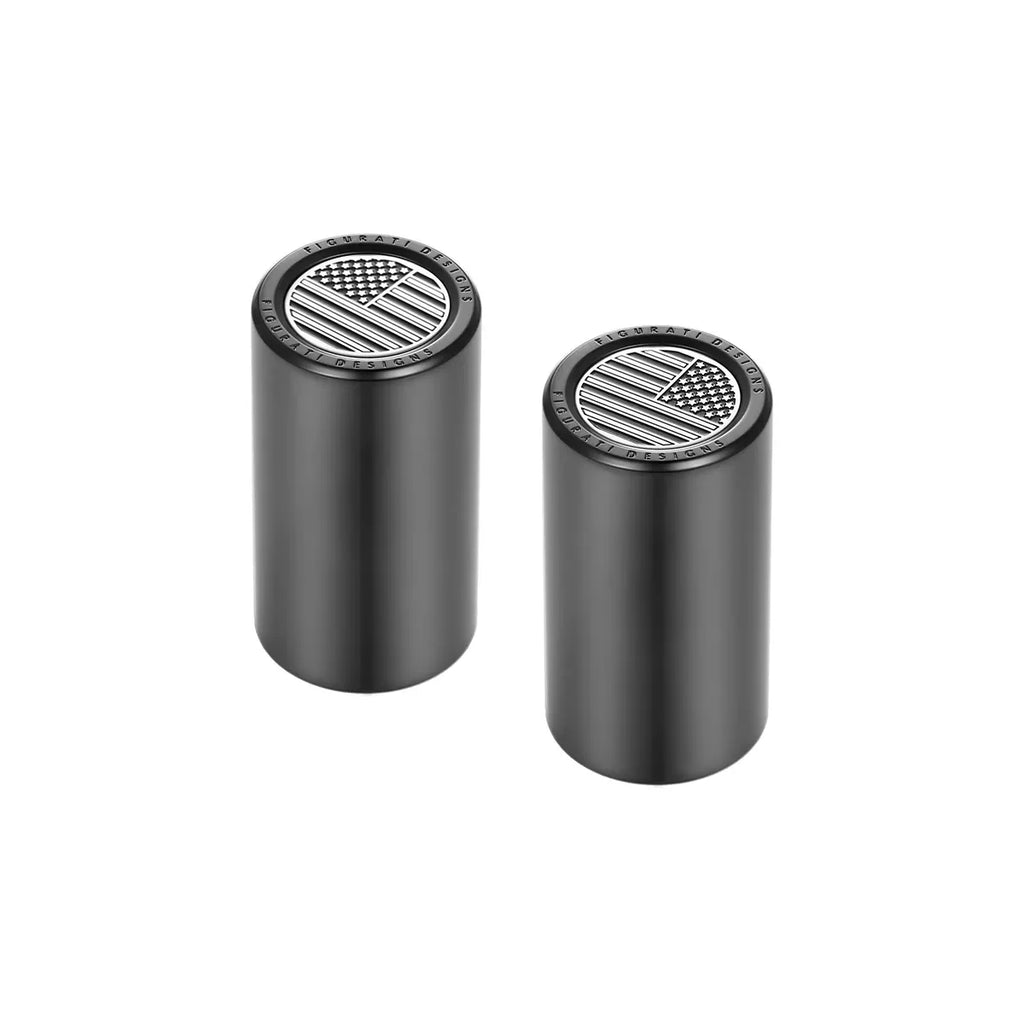 Harley-Davidson Rustfrit Stål Sorte Amerikanske Flag Docking Covers