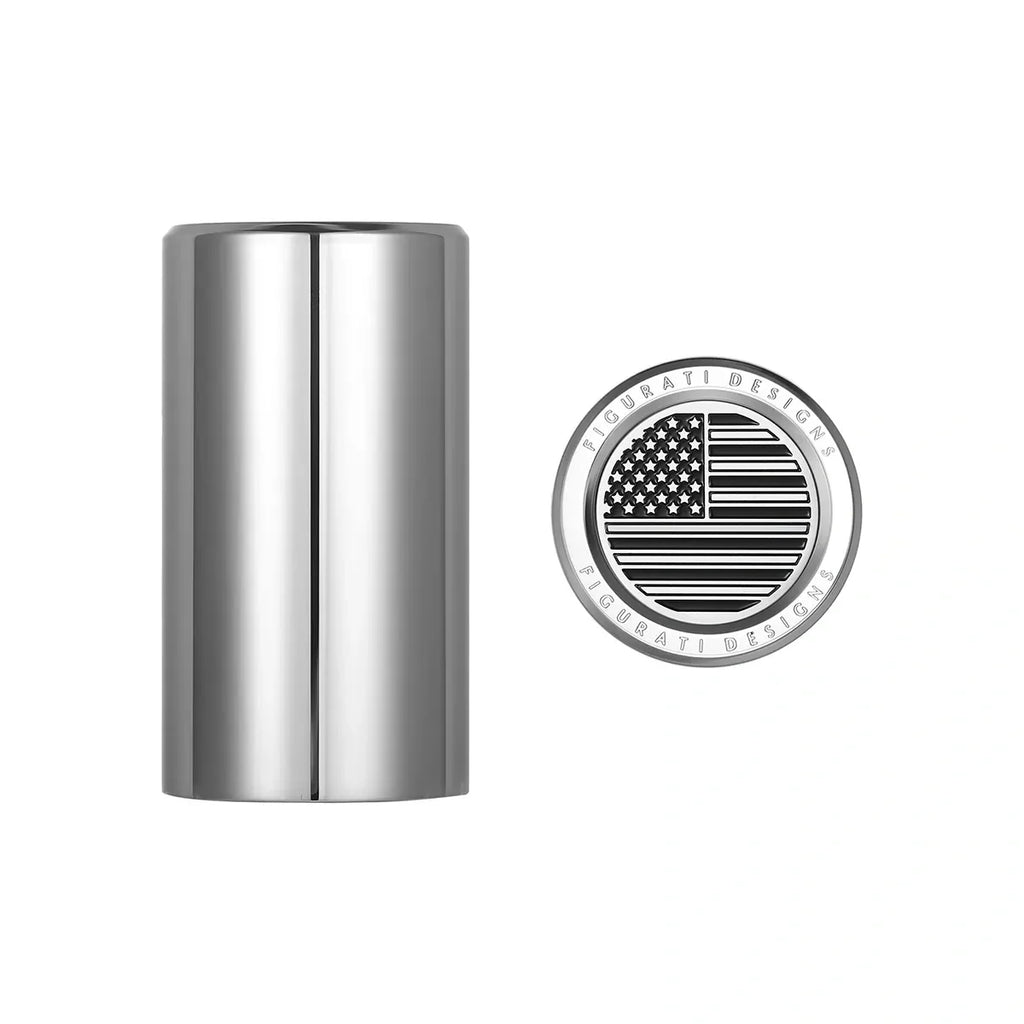 Harley-Davidson Rustfri Stål American Flag Docking Covers