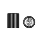 Harley-Davidson Rustfrit Stål i Sort Kontrastfarvet American Flag Skull Docking Hardware