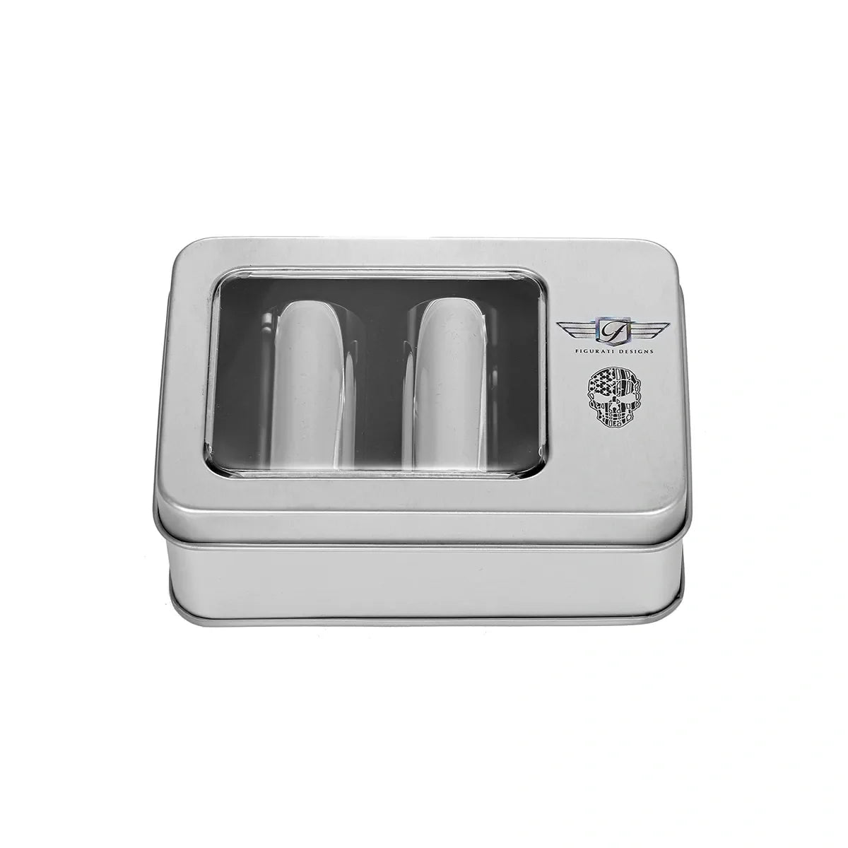 Harley-Davidson Rustfrit Stål American Flag Skull Docking Hardware