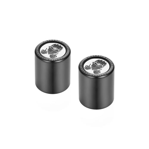 Harley-Davidson Rustfrit Stål i Sort Maskeret Kraniet Docking Hardware