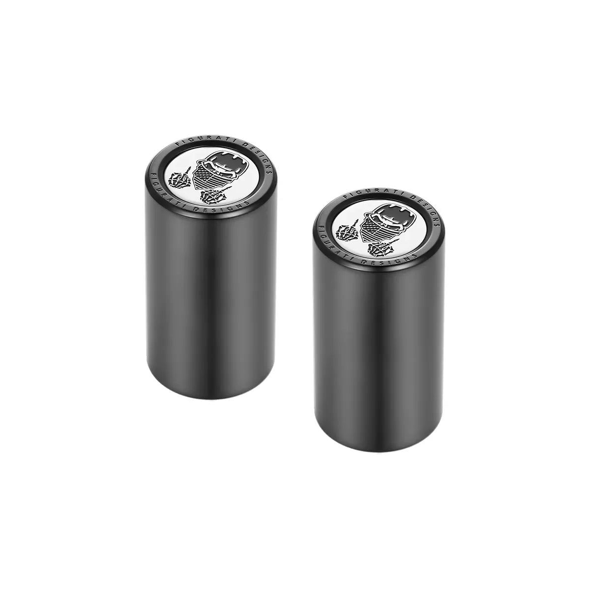 Harley-Davidson Rustfrit Stål i Sort Maskeret Kraniet Docking Hardware