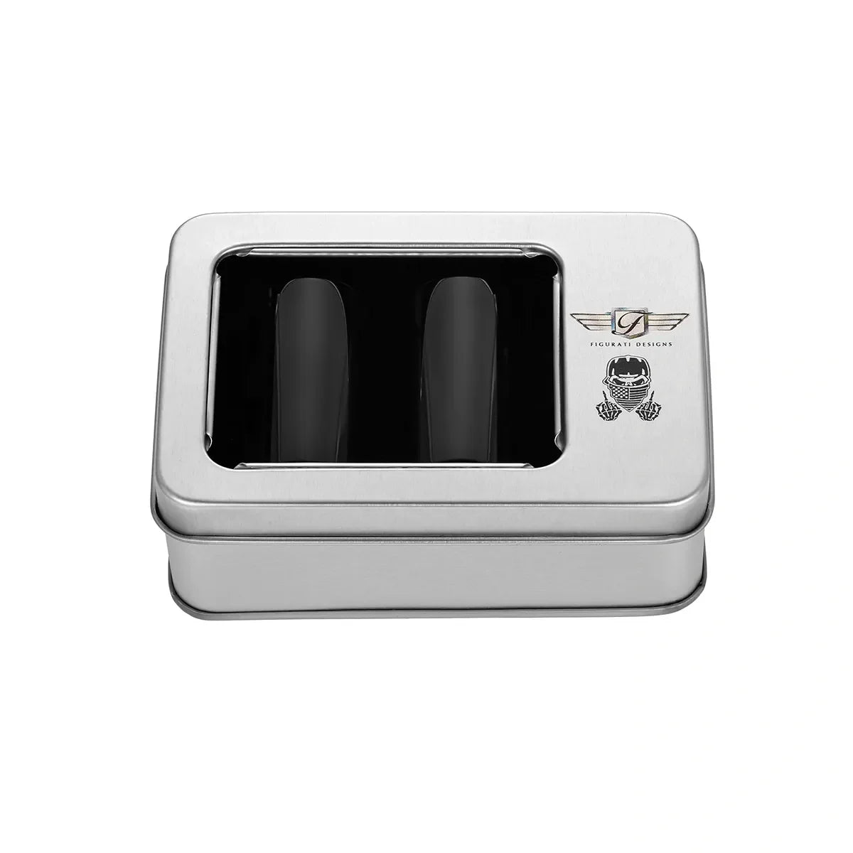 Harley-Davidson Rustfrit Stål i Sort Maskeret Kraniet Docking Hardware