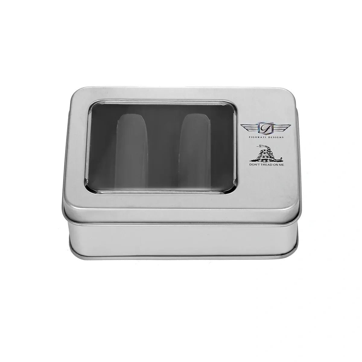 Harley-Davidson Rustfrit Stål i Sort "Don't Tread On Me" Docking Hardware