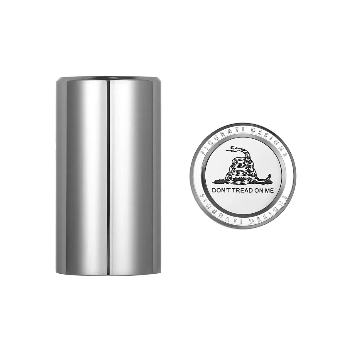 Harley-Davidson Rustfrit Stål "Don't Tread On Me" Docking Hardware