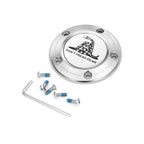 Harley-Davidson Rustfri Stål "Don't Tread on Me" Twin Cam Ventildæksel