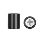 Harley-Davidson Sort Kryds Dokking Hardware i Rustfrit Stål