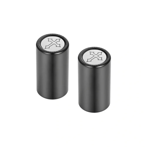 Harley-Davidson Rustfrit Stål/Sort Kryds Docking Hardware