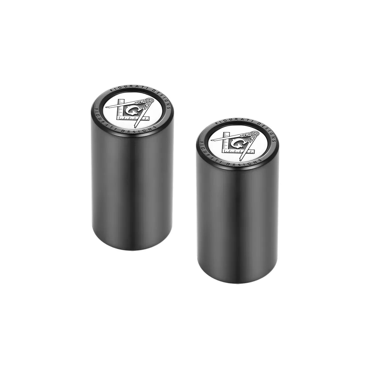 Harley-Davidson Rustfrit Stål i Sort Frimurer Emblem Docking Hardware