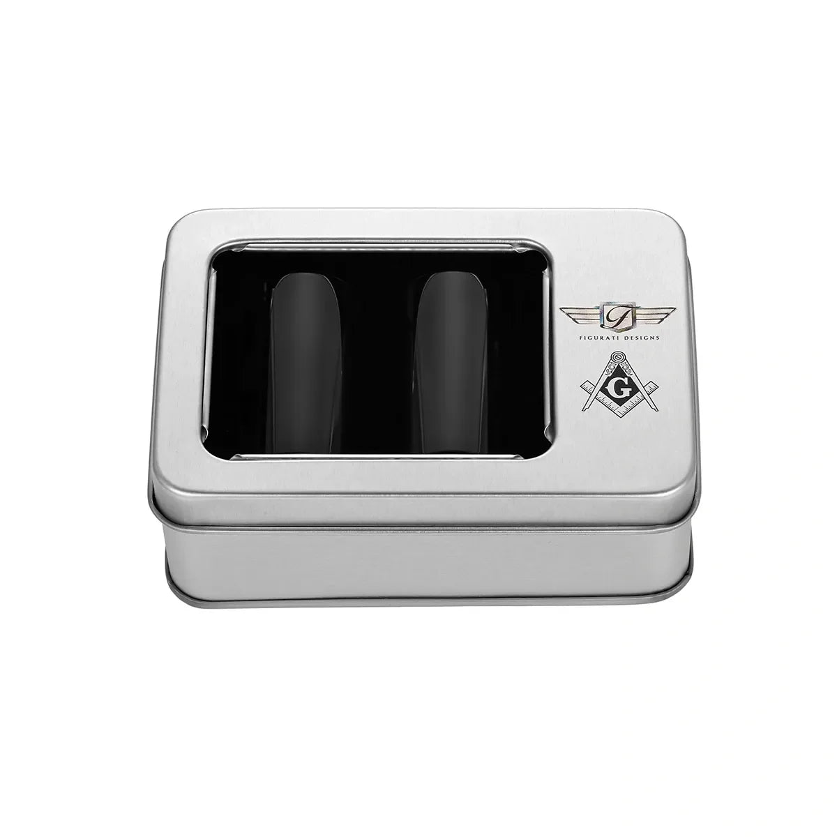 Harley-Davidson Rustfrit Stål i Sort Frimurer Emblem Docking Hardware