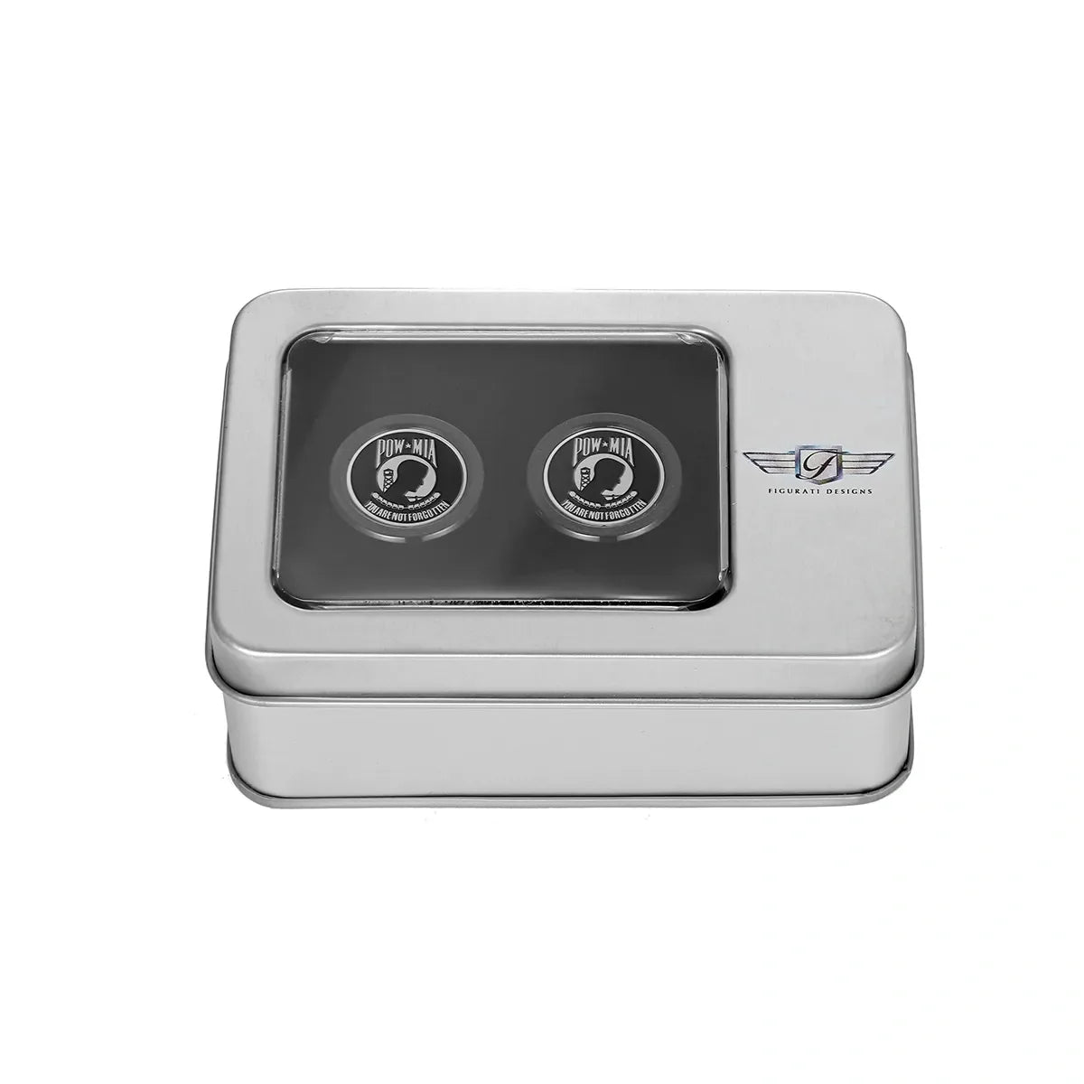 Harley-Davidson Rustfrit Stål i Sort POW MIA Docking Hardware