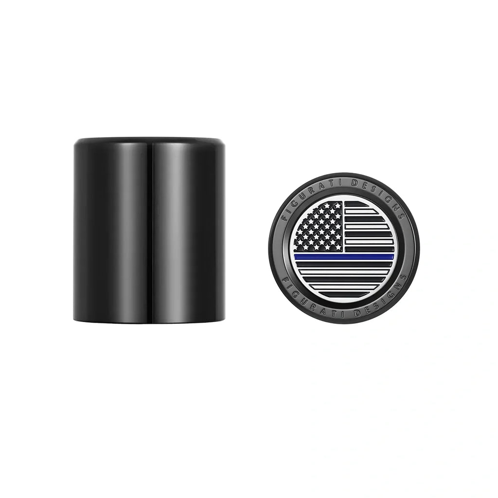 Harley-Davidson Rustfrit Stål Blå Linje Amerikansk Flag Docking Covers