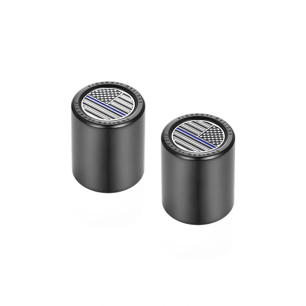 Harley-Davidson Rustfrit Stål Blå Linje Amerikansk Flag Docking Covers