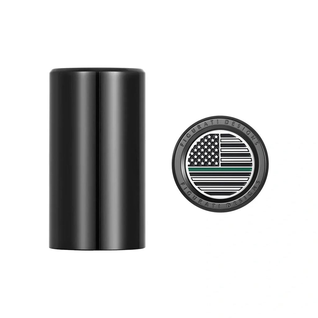 Harley-Davidson Rustfrit Stål Sorte Grønne Linje Amerikanske Flag Docking Covers