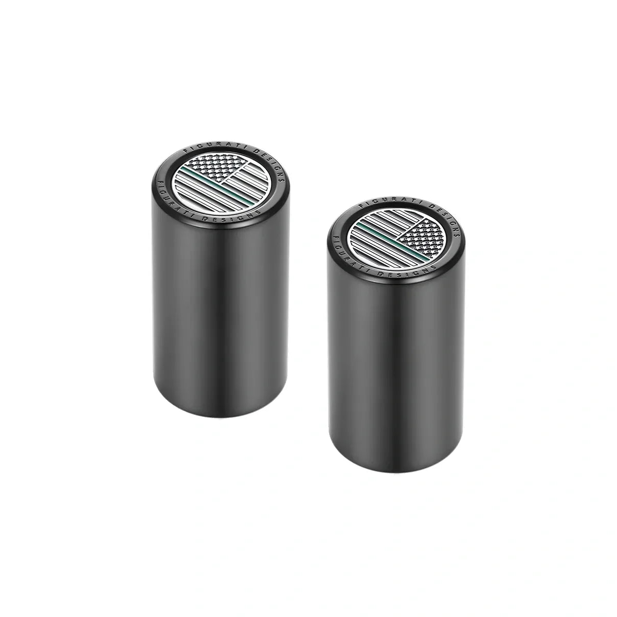 Harley-Davidson Rustfrit Stål Sorte Grønne Linje Amerikanske Flag Docking Covers