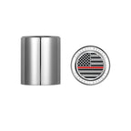 Harley-Davidson Rustfri Stål Rød Linje Amerikansk Flag Docking Covers