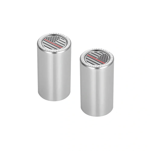 Harley-Davidson Rustfri Stål Rød Linje Amerikansk Flag Docking Covers