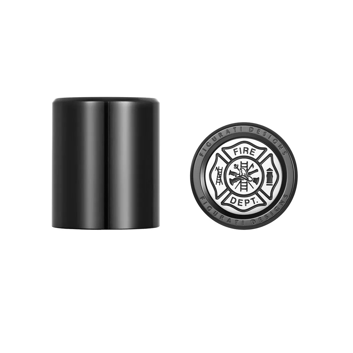 Harley-Davidson Sort Malteserkors i Rustfrit Stål - FIRE Docking Hardware