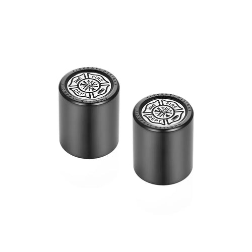 Harley-Davidson Sort Malteserkors i Rustfrit Stål - FIRE Docking Hardware