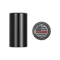 Harley-Davidson Rustfrit Stål i Sort Rød Linje Amerikansk Flag Docking Covers