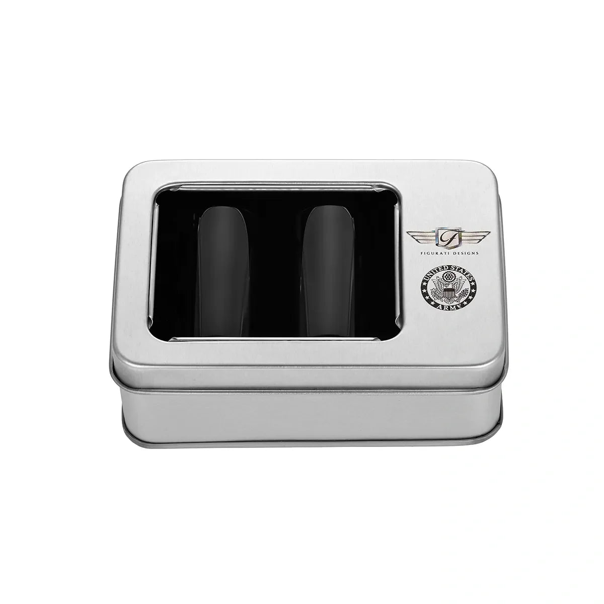 Harley-Davidson Rustfrit Stål i Sort Officielt Licenseret Army Docking Hardware