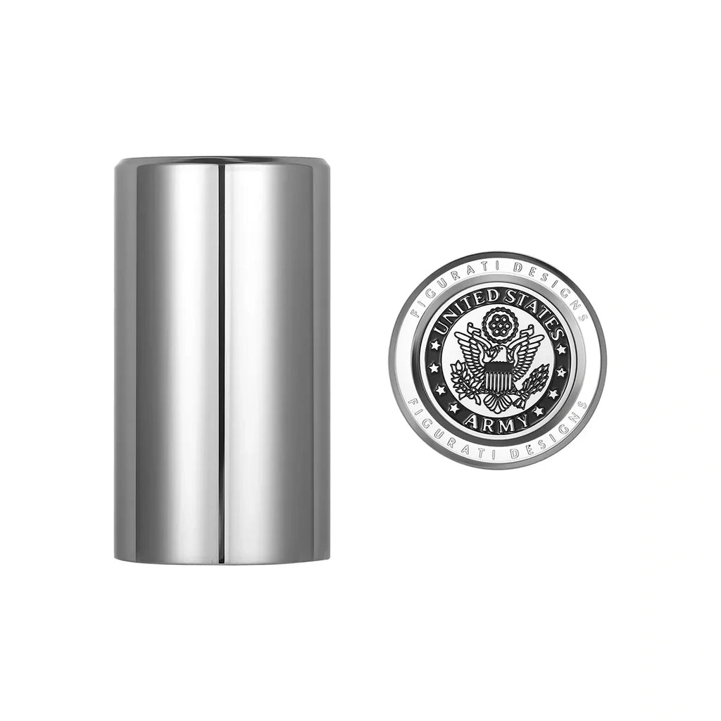 Officielt Licenseret Harley-Davidson Rustfrit Stål Army Docking Hardware