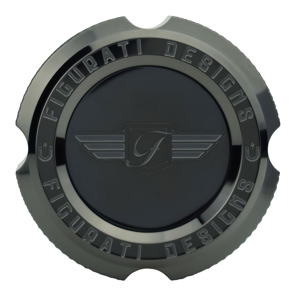 Stål Motor Oliepind til Harley-Davidson Twin Cam (2007-2016) - Rillet Sort