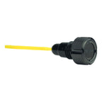 Stål Motor Oliepind til Harley-Davidson Twin Cam (2007-2016) - Rillet Sort