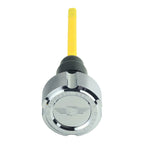 Stål Motor Oliepind til Harley-Davidson Twin Cam (2007-2016) - Rillet Sølv